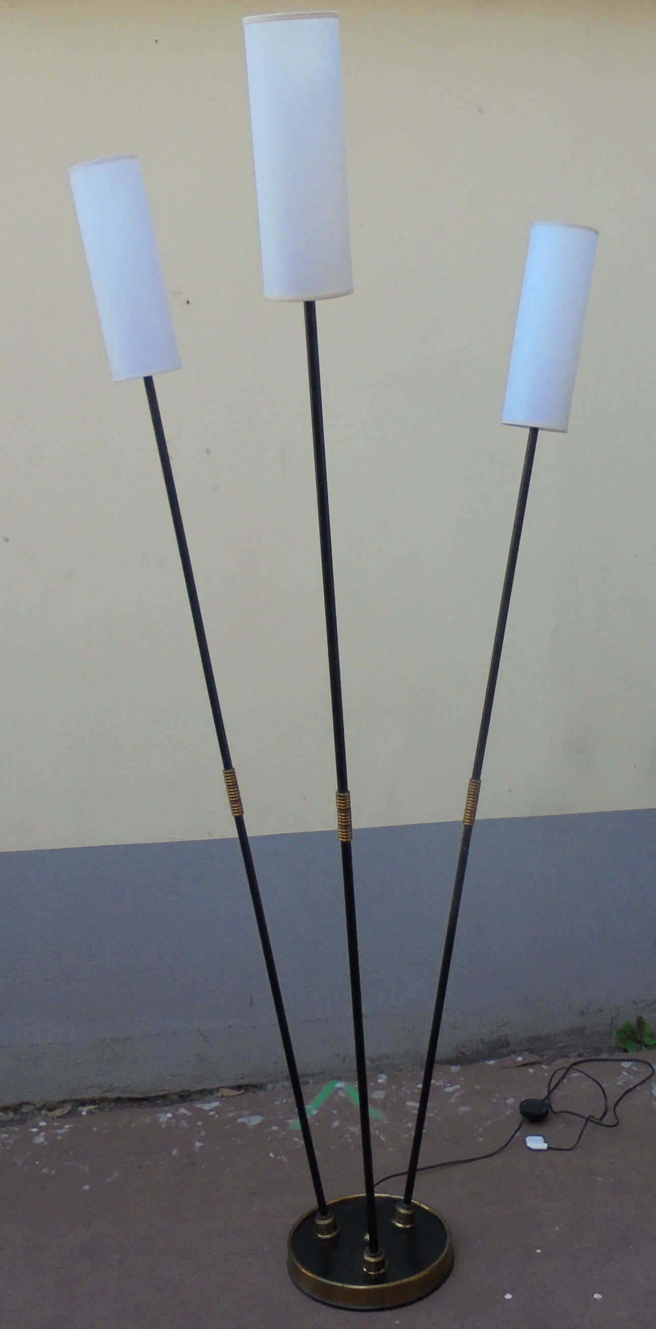 Lampadaire 3 branches modulable des années 50