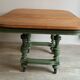 Patinated Henri II table