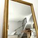 19th-century antique gilded mirror.