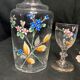 Art Nouveau enamelled glass liqueur service, early 20th century