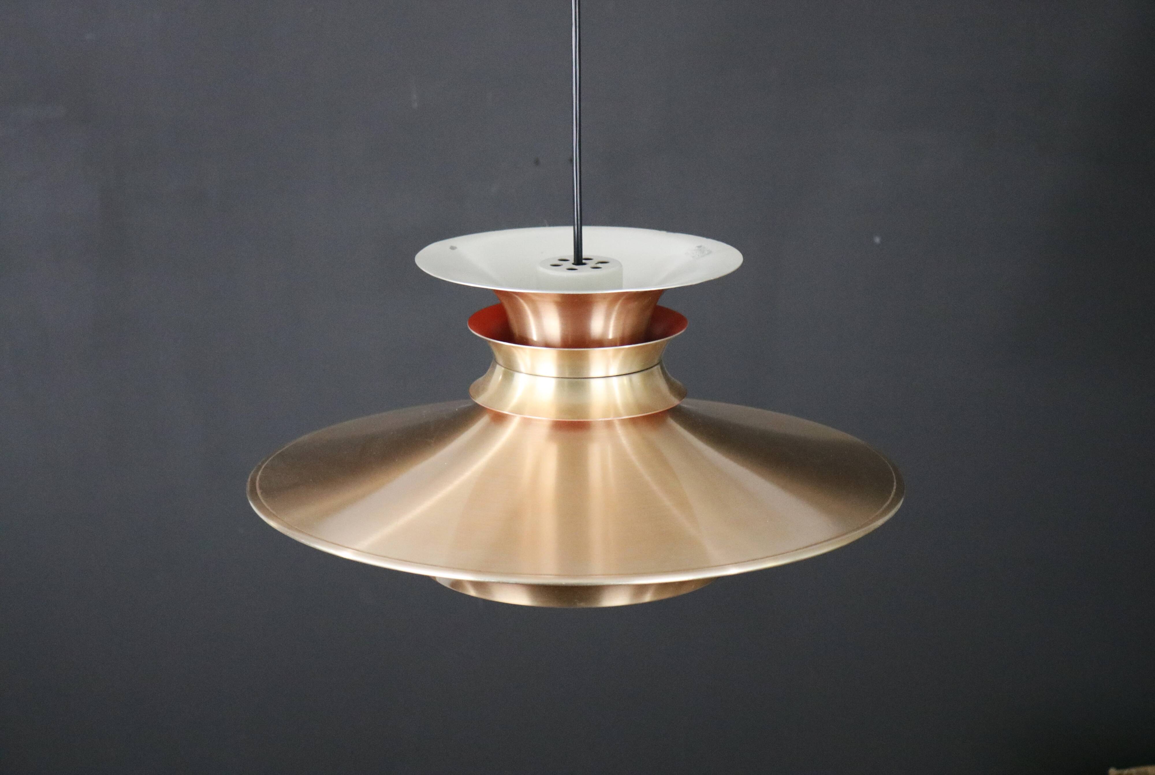 717 Nordsted-pendlen Ceiling Lamp by Bent Nordsted for Lyskaer Belysning, 1970's