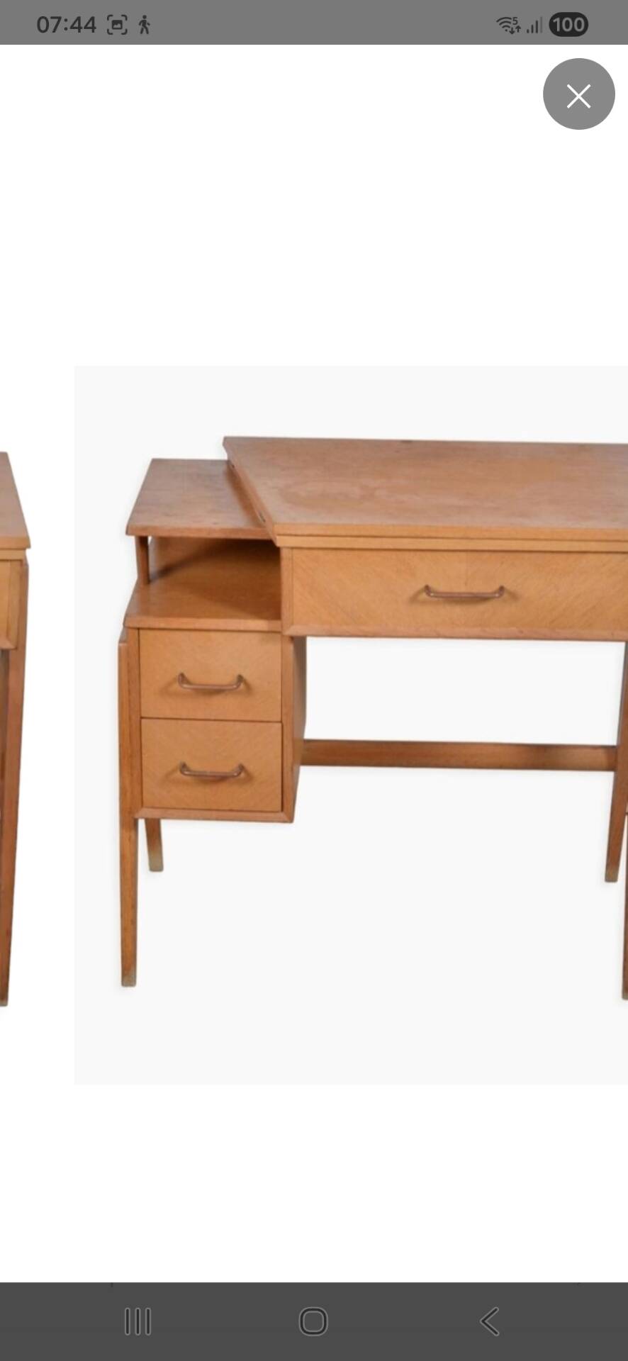 Vintage desk from the 50s/60s.