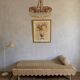 Antique chandelier with pendant decorations, late 19th century.