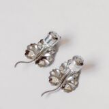 Set of a salt shaker and a pepper shaker in silver-plated metal, ENPS, England.