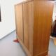 Vintage oak wardrobe from the 1960s.