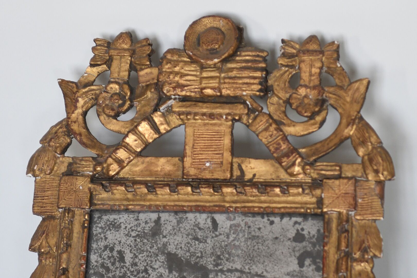 Miroir en bois doré 42X70cm