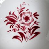 Saladier décor ala in earthenware of Sarreguemines - Digoin