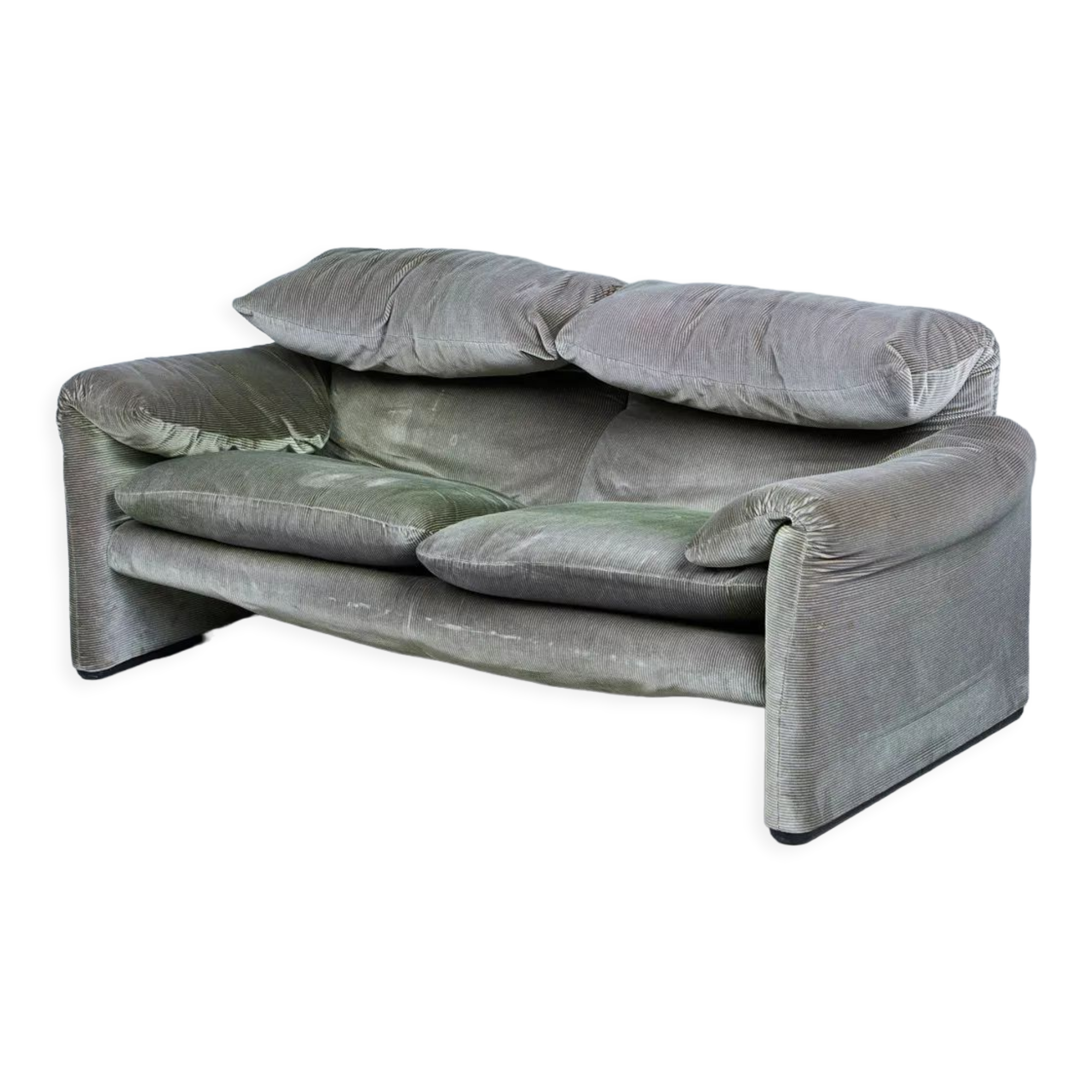 Maralunga sofa 2 places from Vico Magisttreti Cassina edition 80-90s