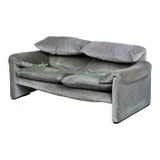 Maralunga sofa 2 places from Vico Magisttreti Cassina edition 80-90s