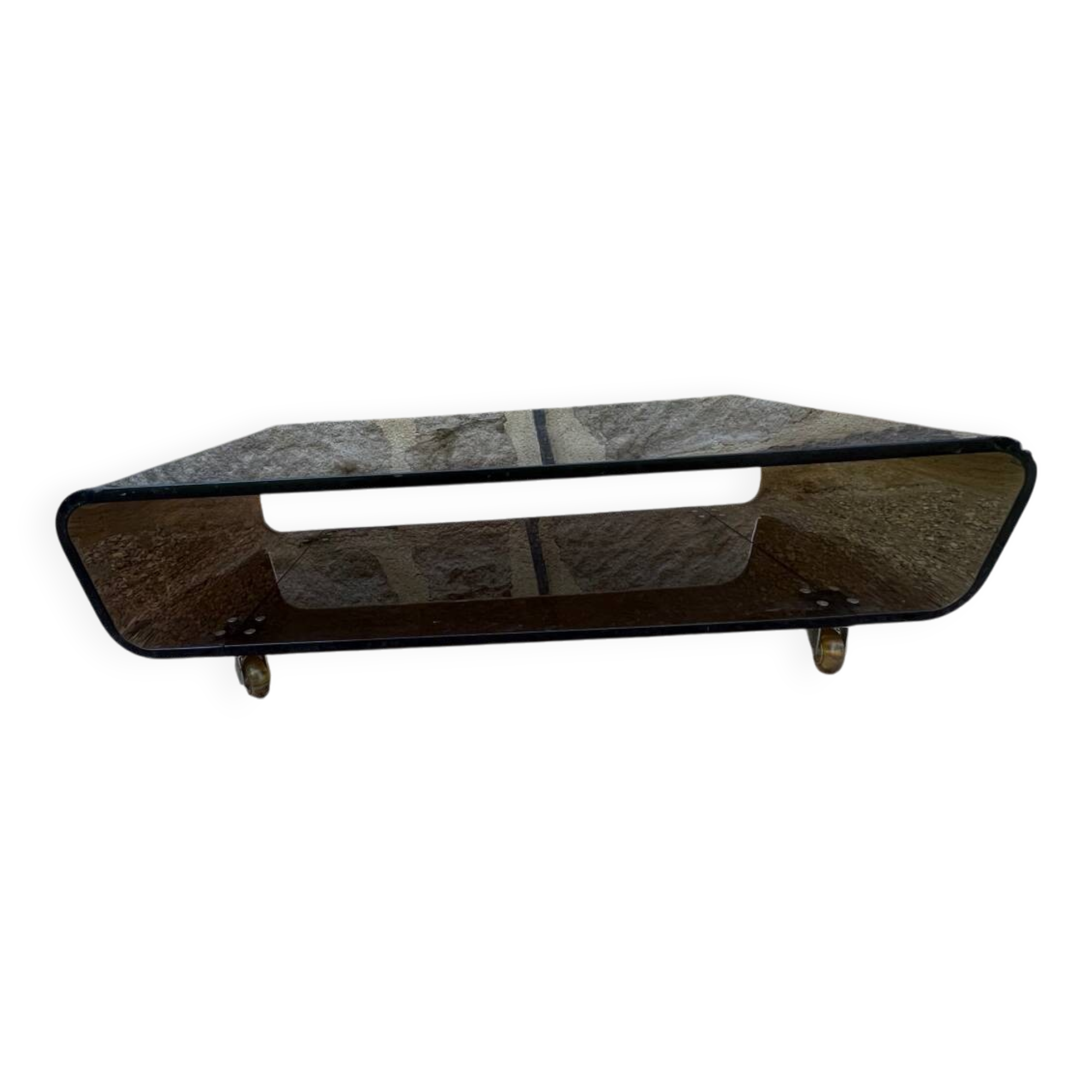 Plexiglass coffee table