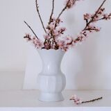 White vase Bareuther Waldsassen 50s