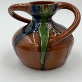 Set of 4 Flemish art nouveau stoneware