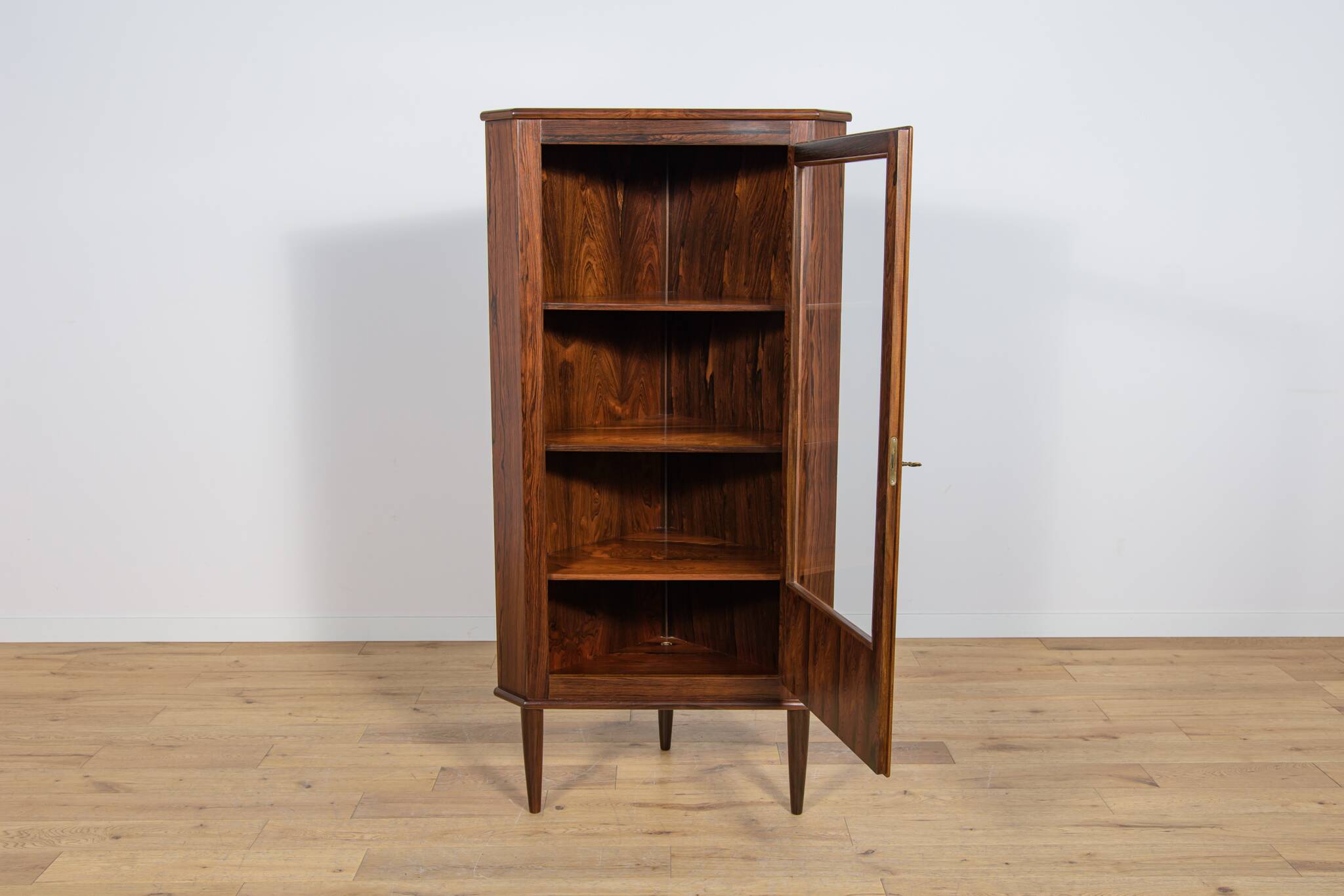 Mid-Century Rosewood Corner Cabinet, Denmark, 1960s