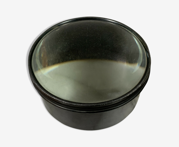 circular magnifying glass napoleon III era around 1850