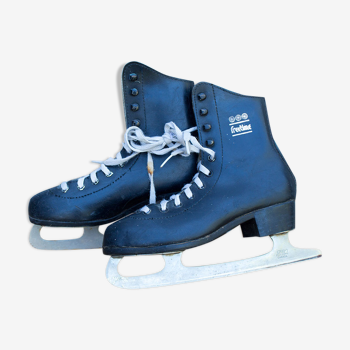 Paire de patins de glace noir