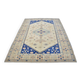 Vintage hand-knotted bohemian rug sku 3521