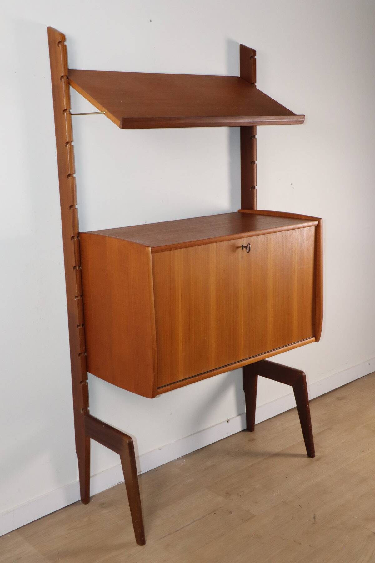 Modular Scandinavian wall library – Blindheim Møbelfabrik – 1960