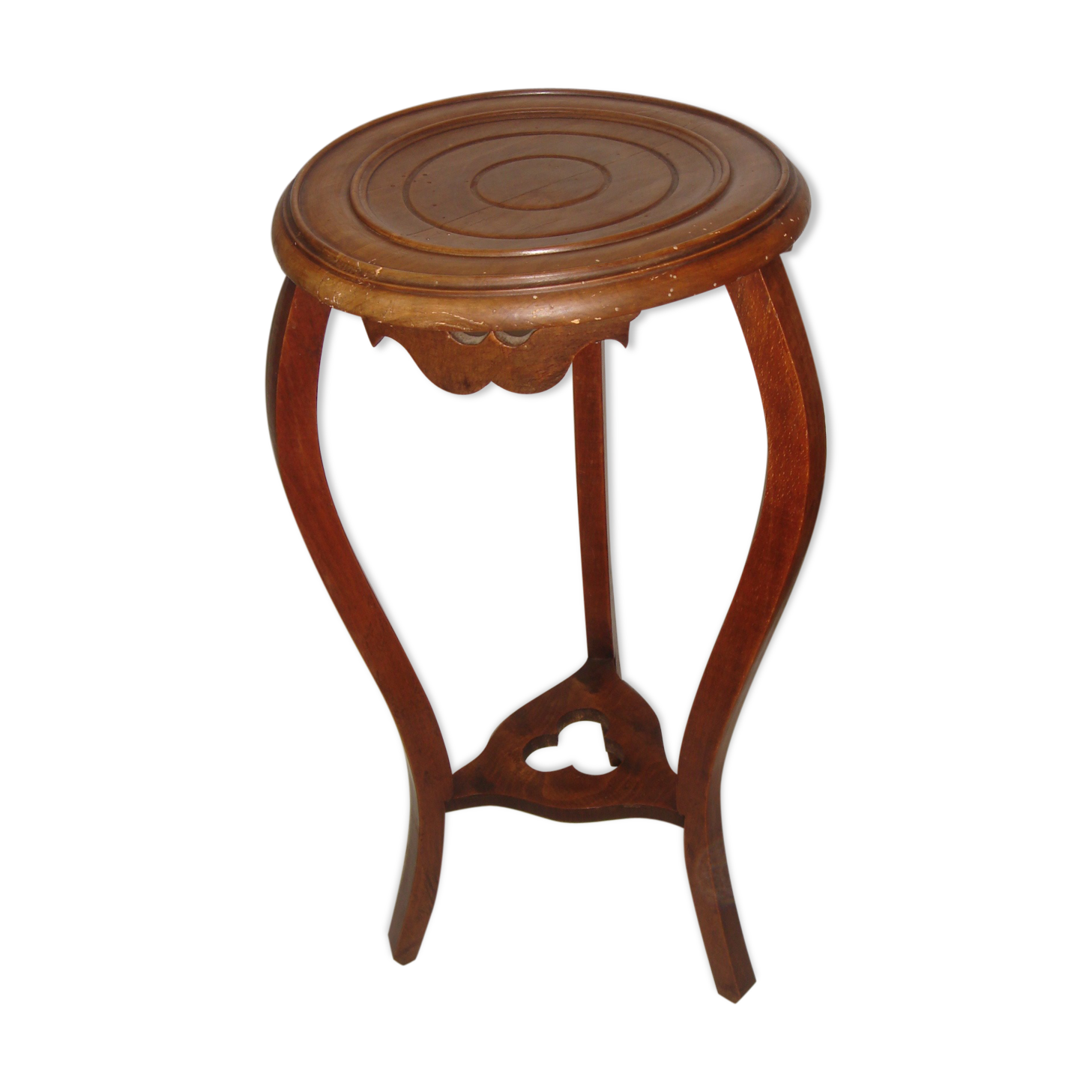 Harness plant dating back to early 20th end table wooden