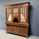 Large art deco cafe cabinet from Belgium, 1920s.