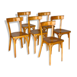 Set of 6 chairs bistro Baumann No. 55