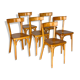 Set de 6 chaises bistrot Baumann n° 55