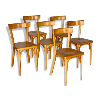Set of 6 chairs bistro Baumann No. 55