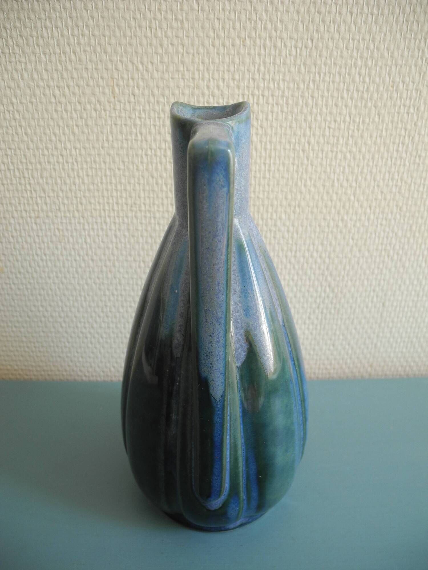 old ceramic pitcher jug decorative vase old french pitcher jug art deco
