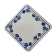 Under the plate of earthenware