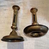 Brass candlesticks