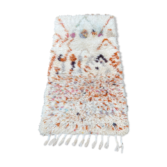 Beni Ouarain handmade wool Berber rug 85x175 cm