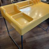 Molded plastic desk