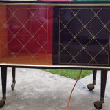Furniture bar with wheels 70s