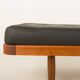 Danish vintage teak daybed in black leather | mid century modern | 1960s