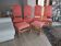 4 chairs and 2 poufs in Louis XIII style