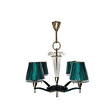 Chandelier of the end of the era art deco design 1940s