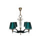 Chandelier of the end of the era art deco design 1940s