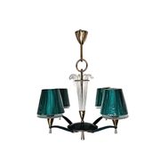 Chandelier of the end of the era art deco design 1940s