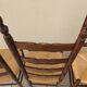 6 chairs straw and wood farmhouse old monastery