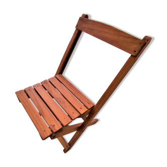 Chaise pliante en bois petit modèle