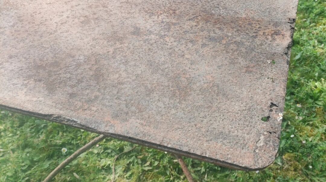 Old garden coffee table