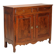 Ancient baroque walnut buffet with 3 drawers, France, 19th century