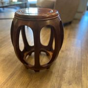Mahogany stool, Asia, 20th century