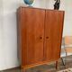 Vintage Scandinavian Teak Wardrobe with 2 doors
