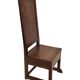 Art Deco High Back chair in oak minimalist design
