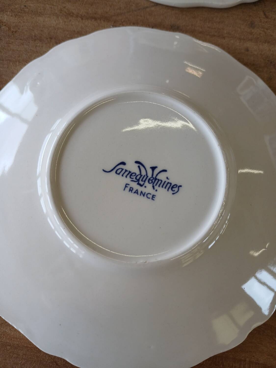 4 antique cups and saucers