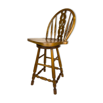 Chaise de bar en bois, 1992