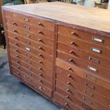 60-drawer shop cabinet - 1950s