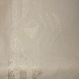 Old pillowcase, white and embroidered