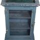 Etagère vitrine murale en teck birman ancien