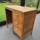 Small wooden desk three drawers